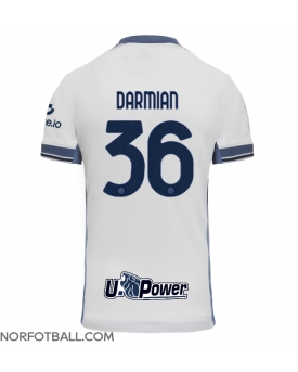 Billige Fotballdrakt Inter Milan Matteo Darmian #36 Replika Bortedrakt 2024-25 Kortermet